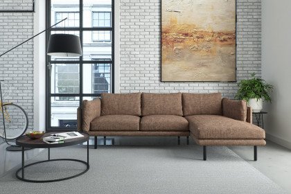Salama von Primavera Furniture - Eckcouch rechts braun