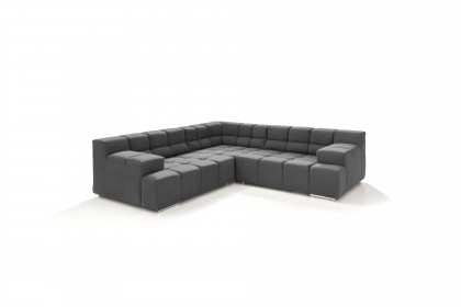 Temple von designwerk - Ecksofa dark-grey