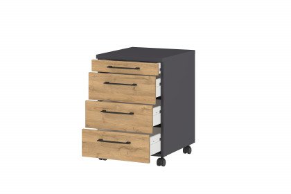 GW-Profi 3.0 von Germania - höhenverstellbarer Bürotisch Grandson Eiche