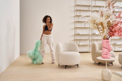 7596 von Himolla - Drehsessel pebbles