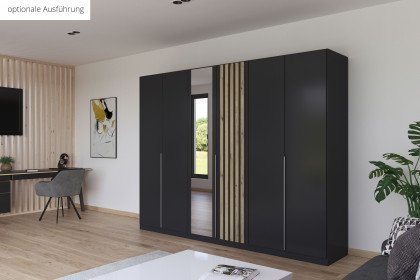 Lamella von Rauch Blue - Kleiderschrank weiß - Lamellen Eiche Artisan