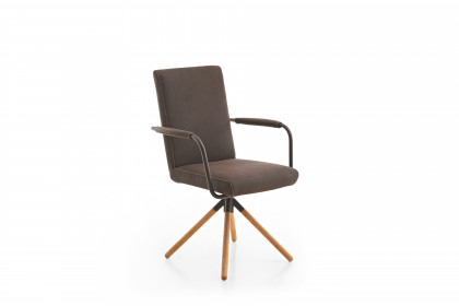 KOINOR T1819-1294 - Essgruppe in Wildeiche natur & Metall schwarz matt