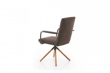 KOINOR T1819-1294 - Essgruppe in Wildeiche natur & Metall schwarz matt