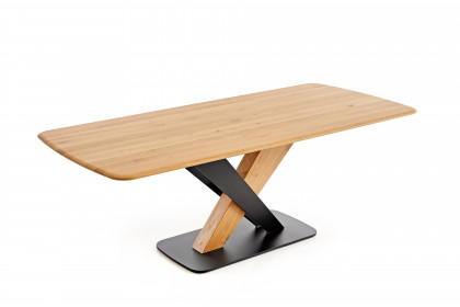 KOINOR T1819-1294 - Essgruppe in Wildeiche natur & Metall schwarz matt