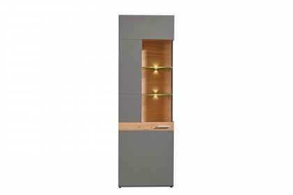 Lucera 150 von LIV'IN - Vitrine inklusive Beleuchtung mit Basalt