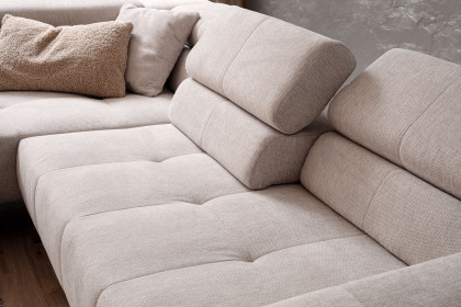 Cleveland Move von Candy - Ecksofa Ausführung links nature