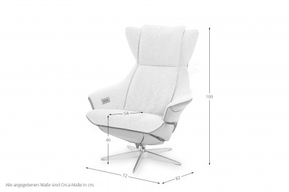 Arc 2008 von Gealux - TV-Sessel braun