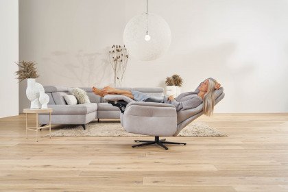 9561 von Himolla - Relaxsessel asche