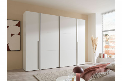Maturs von POL Power - Schrank weiß mit 2 Schwebe- & 2 Drehtüren