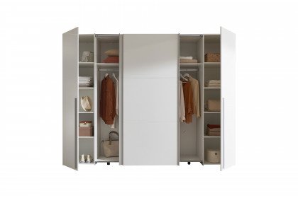 Maturs von POL Power - Schrank weiß mit 2 Schwebe- & 2 Drehtüren