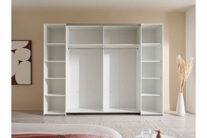 Maturs von POL Power - Schrank weiß mit 2 Schwebe- & 2 Drehtüren