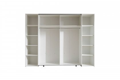 Maturs von POL Power - Schrank weiß mit 2 Schwebe- & 2 Drehtüren