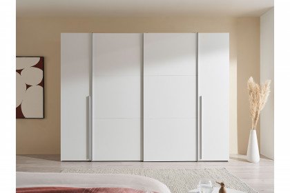 Maturs von POL Power - Schrank weiß mit 2 Schwebe- & 2 Drehtüren