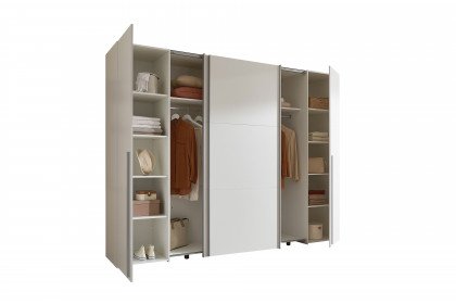 Maturs von POL Power - Schrank weiß mit 2 Schwebe- & 2 Drehtüren