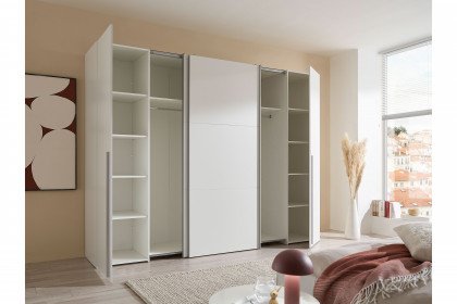 Maturs von POL Power - Schrank weiß mit 2 Schwebe- & 2 Drehtüren