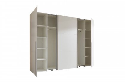 Maturs von POL Power - Schrank weiß mit 2 Schwebe- & 2 Drehtüren