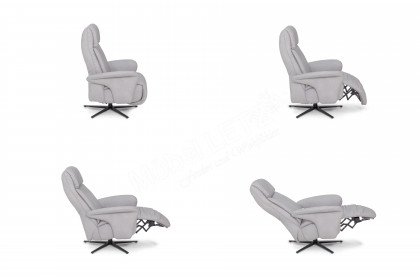 7556 von Himolla - Relaxsessel asche
