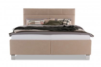 Calabria von ADA Mindful Living - Polsterbett CB02 grey-beige mit Bettkasten