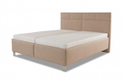 Calabria von ADA Mindful Living - Polsterbett CB02 grey-beige mit Bettkasten