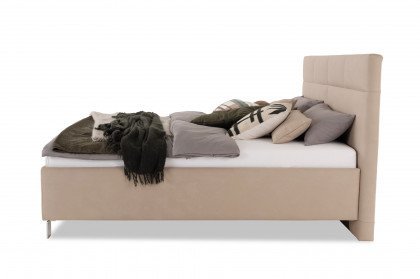 Calabria von ADA Mindful Living - Polsterbett CB02 grey-beige mit Bettkasten
