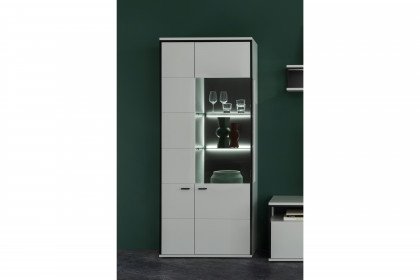 Mori von MCA furniture - Vitrine mit Seitenverglasung rechts