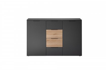 Aska von POL Power - Kombikommode graphit - Mauvella Oak