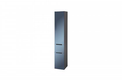 Bad 124 von Leonardo living - Badezimmer in Glas Metallic & Stahlgrau