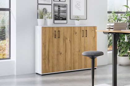 GW-Profi 3.0 von Germania - Büroschrank Grandson Eiche-weiß