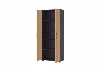 GW-Profi 3.0 von Germania - Büroschrank 2-türig, Grandson Eiche-graphit