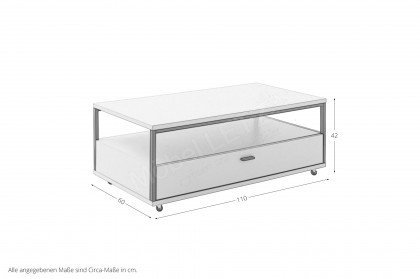 Mori von MCA furniture - Couchtisch mit einem Schubkasten
