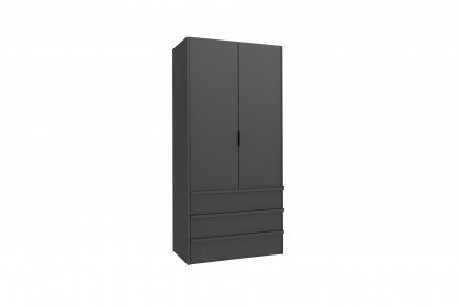 Oxford von Wimex - Falttüren-Kleiderschrank graphit