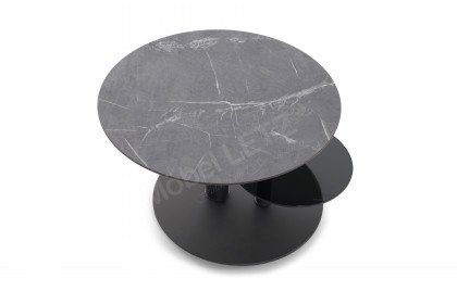 1889 von Vierhaus - Couchtisch in Anthrazit und Marble Grigio