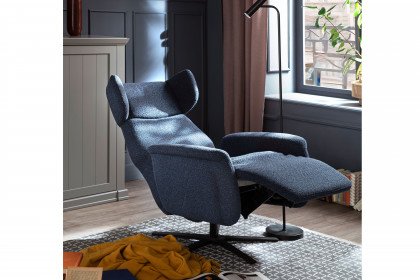 Catola Lazyline von SCHÖNER WOHNEN - Relaxssessel navy