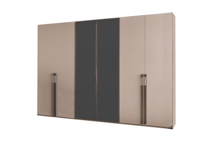Henderson-sleeping von set one by Musterring - Schrank fango - Glas graphit