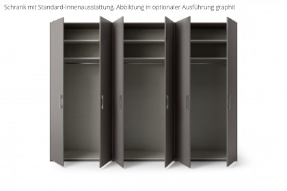 Henderson-sleeping von set one by Musterring - Schrank fango - Glas graphit