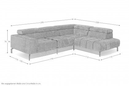 MP-IN23009 von Megapol - Ecksofa anthrazit