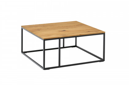Nela von Musterring - Couchtisch ca. 70 x 70 cm Asteiche/ Metall schwarz