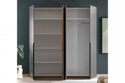Aska von POL Power - Schlafzimmer-Set graphit - Mauvella Eiche
