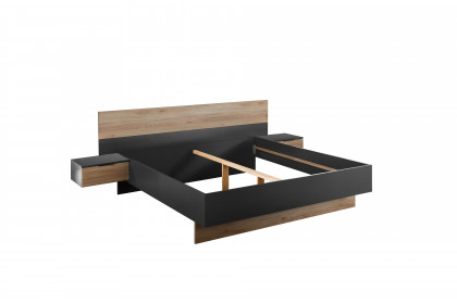 Aska von POL Power - Schlafzimmer-Set graphit - Mauvella Eiche