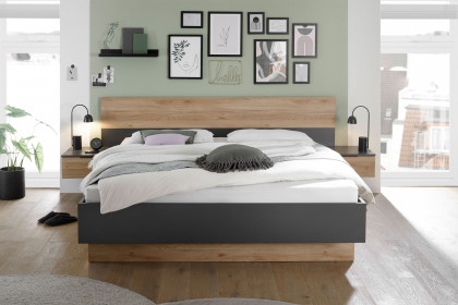Aska von POL Power - Schlafzimmer-Set graphit - Mauvella Eiche