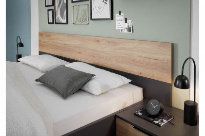 Aska von POL Power - Schlafzimmer-Set graphit - Mauvella Eiche
