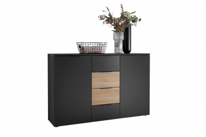 Aska von POL Power - Schlafzimmer-Set graphit - Mauvella Eiche