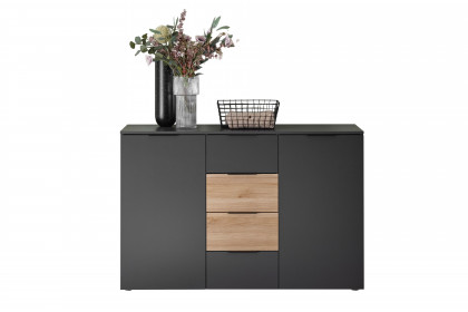 Aska von POL Power - Schlafzimmer-Set graphit - Mauvella Eiche