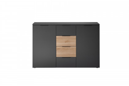 Aska von POL Power - Schlafzimmer-Set graphit - Mauvella Eiche