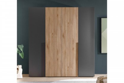 Aska von POL Power - Schlafzimmer-Set graphit - Mauvella Eiche