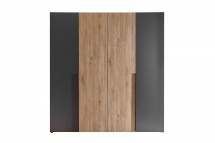 Aska von POL Power - Schlafzimmer-Set graphit - Mauvella Eiche