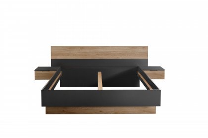Aska von POL Power - Schlafzimmer-Einrichtung dunkelgrau - Mauvella Oak
