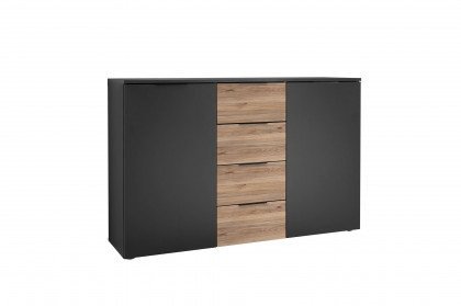 Aska von POL Power - Schlafzimmer-Einrichtung dunkelgrau - Mauvella Oak