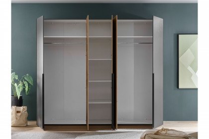 Aska von POL Power - Schlafzimmer-Einrichtung dunkelgrau - Mauvella Oak