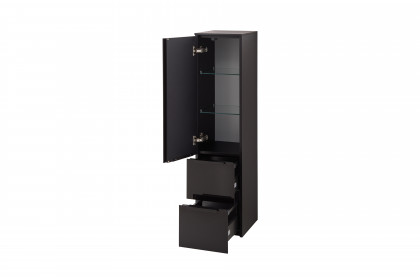 Bad 124 von Leonardo living - Badezimmer in Glas Schwarz